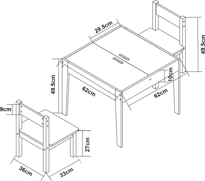 Actual product image En.Casa Brønnøy (Child seating group)