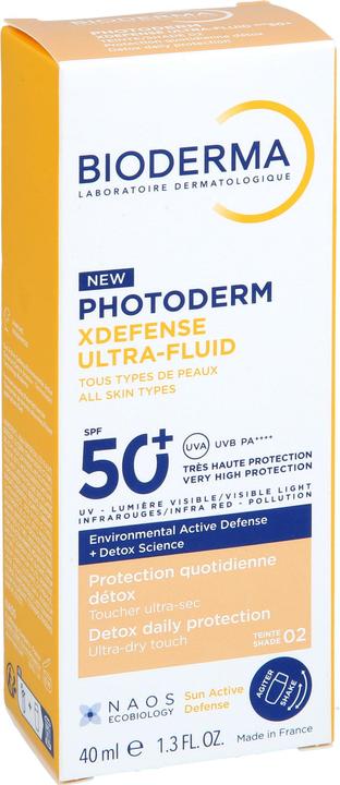 Image du produit Bioderma Photoderm Xdefense Ultra Fluid SPF 50+ 40ml Shade 02 Light (SPF 50+, 40 ml)