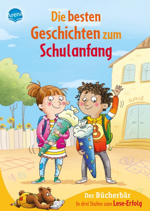 Actual product image Die besten Geschichten zum Schulanfang. In drei Stufen zum Leseerfolg (German, Ulrike Kaup, Frauke Nahrgang, Christina king, 2023)