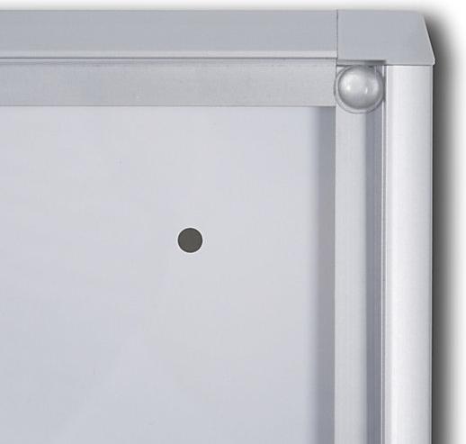 Actual product image eurokraft basic Information showcase for inside (Magnet board, Bulletin board, 27.5 x 35 cm)