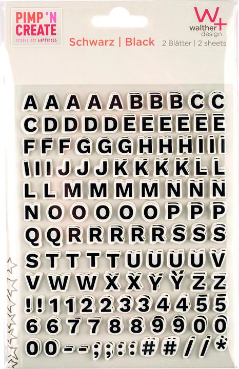 Produktbild Walther Design Schmucketiketten Pimp 'N Create Buchstaben