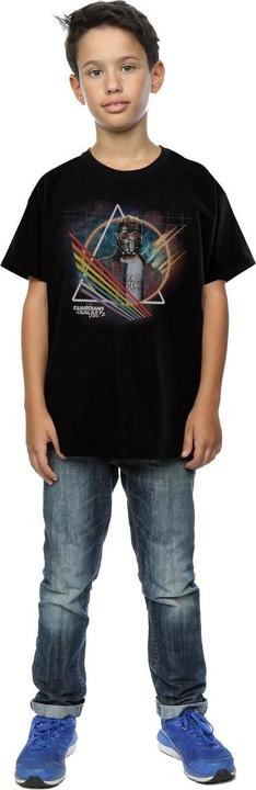 Actual product image Boys Guardians Of The Galaxy Neon Star Lord Masked T-Shirt (152, 158)