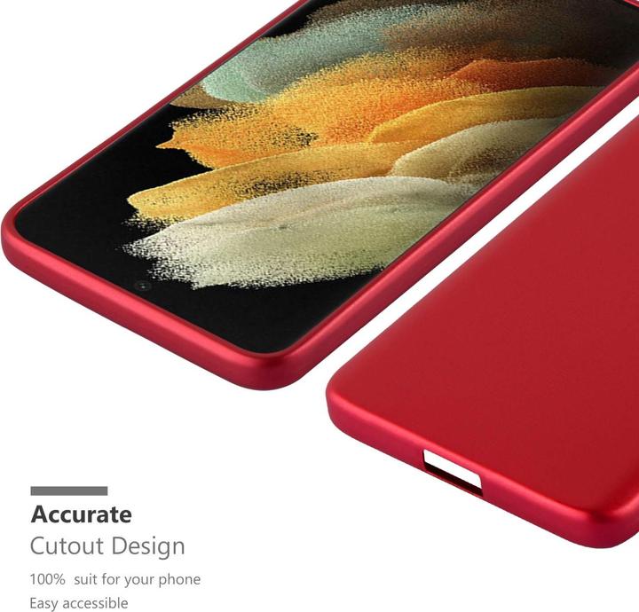 Actual product image Cadorabo TPU Matt Metallic Sleeve (Samsung Galaxy S22 Ultra)