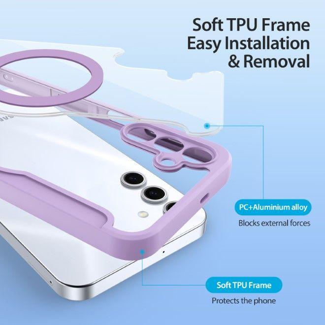 Productafbeelding Dux Ducis Skin X Pro Series Samsung Galaxy S25 Cover - Paars (Samsung Galaxy S25)