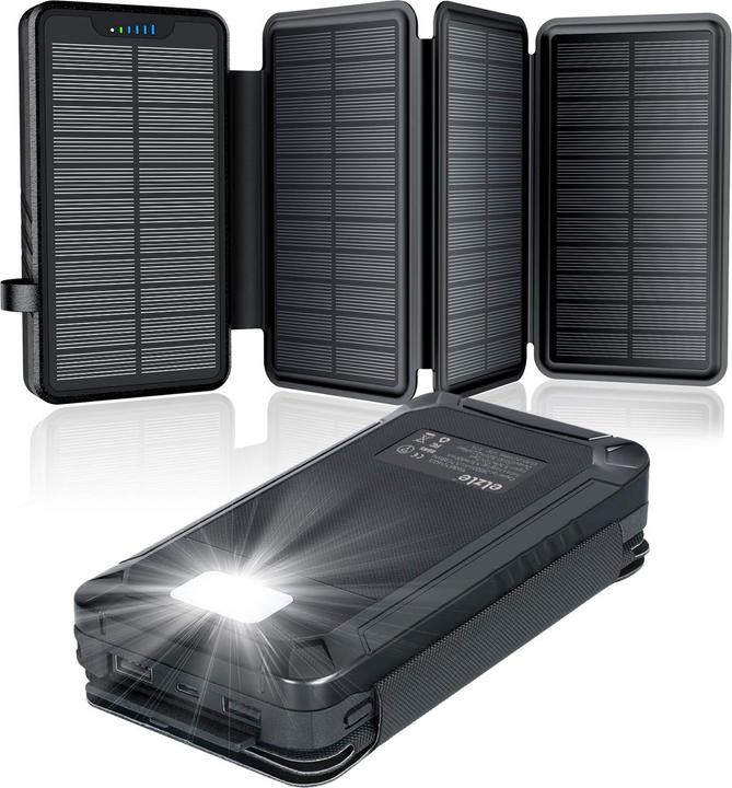 Actual product image Elzle Solar Powerbank (26800 mAh)