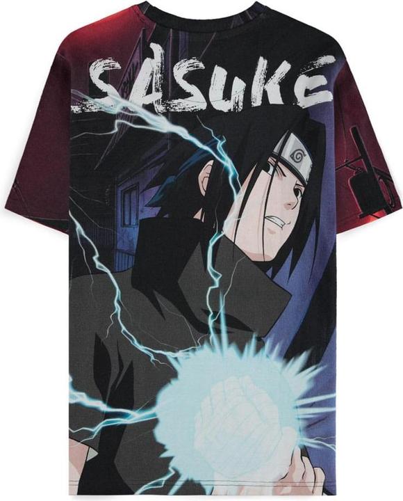 Actual product image Difuzed Naruto - Itachi And Sasuke Digital AOP Men's Short Sleeved T-shirt - L (L)