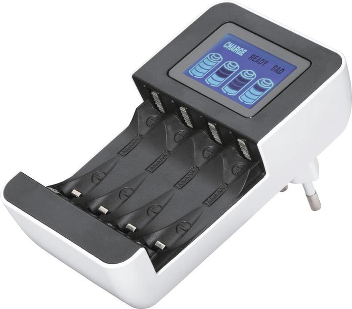 Immagine prodotto Hama Caricabatterie per 1-4 batterie NiMh AA o AAA (1 pz., AA, AAA, Batteria + Caricabatterie)
