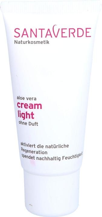 SantaVerde Aloe Vera Creme Light Ohne Duft (30 ml, Tagescreme)