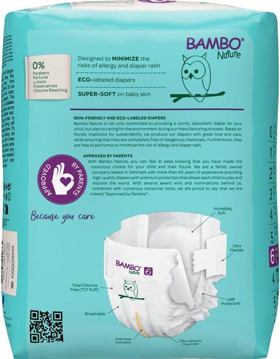 Produktbild Bambo Biowindeln (Gr. 6, Tragepack, 20 Stück)