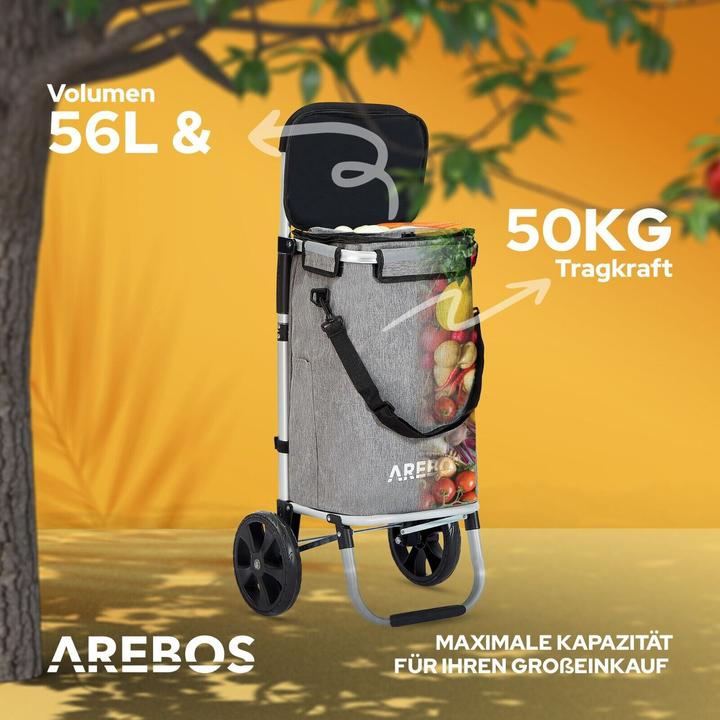 Produktbild Arebos Einkaufstrolley