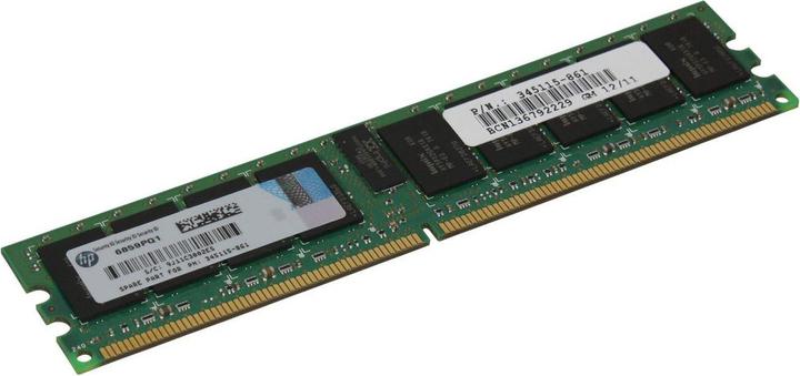 Produktbild HPE 4GB Dual Rank PC2-3200 DDR2 (1 x 4GB, 400 MHz, DDR2-RAM, DIMM)