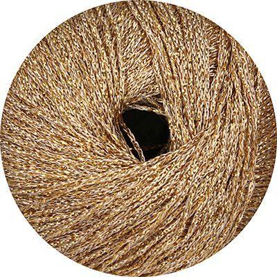 Actual product image Online HÄKELGARN Thickness 20 25 g Thickness 20 240 m 0001 Gold 25 g (235 m)