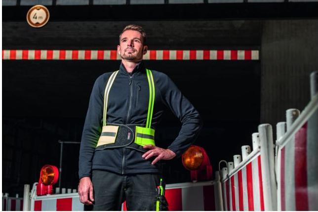 Produktbild Kneetek Rückenstützgurt High-Vis, gelb, Typ: XL