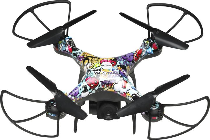 Immagine prodotto Denver DCH-350 Camera Drone Quadrocopter Multicolore 4 Rotori 1600 mAh (22 min, 270 g, 1 Mpx)