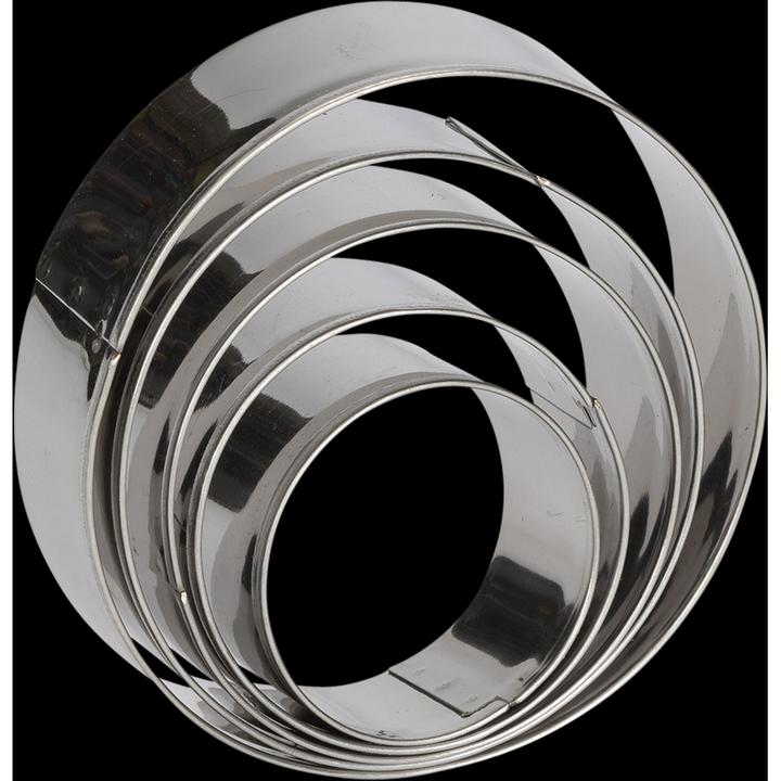 Patisse Biscuit Cutter Circle Set 5 pieces
