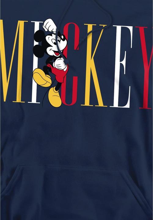 Actual product image Disney Mens Mickey Mouse Multicolour Name Hoodie (L)