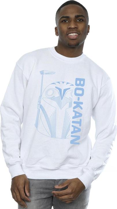 Actual product image Star Wars Mens The Mandalorian Bo Katan Helm Sweatshirt (L)