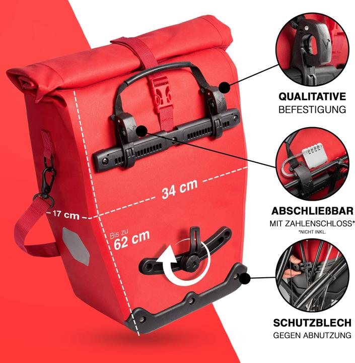 Actual product image Valkental ValkOcean (28 l, Luggage carrier bag)