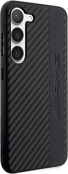 Immagine prodotto Mercedes AMG AMHCS23MBLSCA S23+ S916 valigetta rigida nera Carbon Stripe&Embossed (Samsung Galaxy S23+)