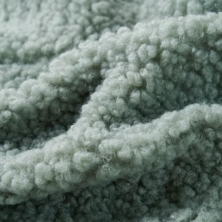 Image du produit VidaXL Veste à capuche enfant Teddy fausse fourrure Menthe verte 92,Matériel (92)