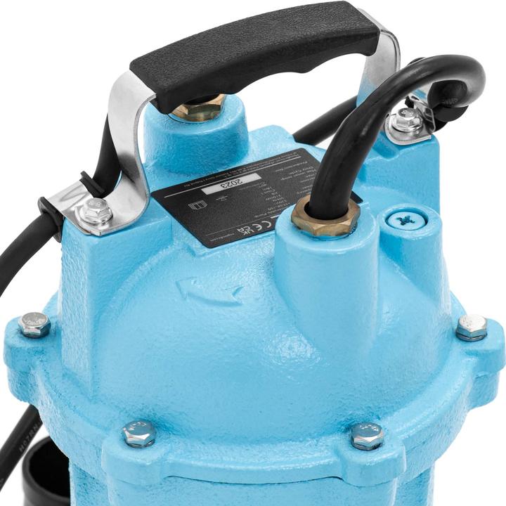 Actual product image Hillvert Submersible Pump - 500 l/min - 2100 W - float switch - cutting unit (Sewage pump)