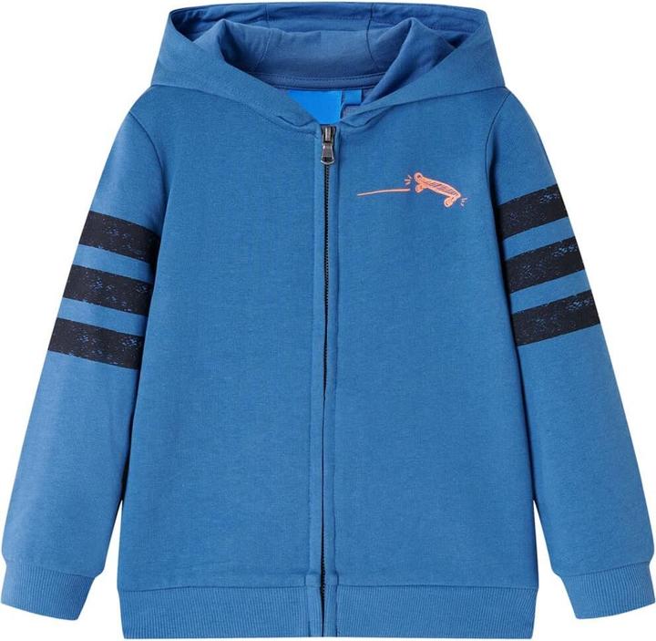 Produktbild VidaXL Kinder-Kapuzenpullover Blau 104,Material: 80 % Baumwolle. 20 (104)