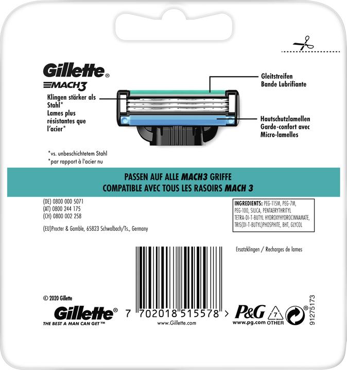 Produktbild Gillette Mach3 (8 x)