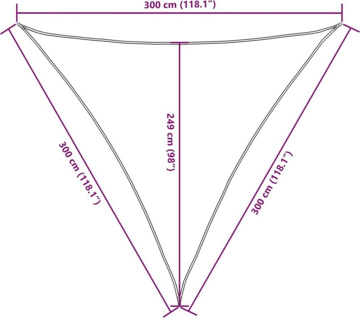 Immagine prodotto VidaXL Tenda da sole (360 x 360 x 360 x 360 cm)