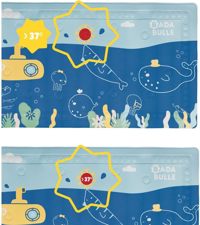 Actual product image Badabulle Bath mat with thermometer (70 x 40 x 2 cm)