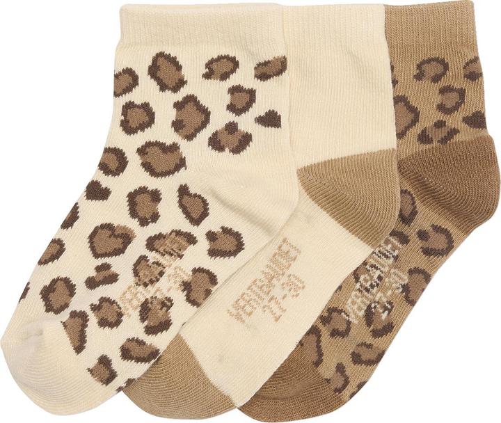 Produktbild Vertbaudet 3er-Pack Mädchen Socken mit Leopardenmuster (3er Pack, 35, 38)