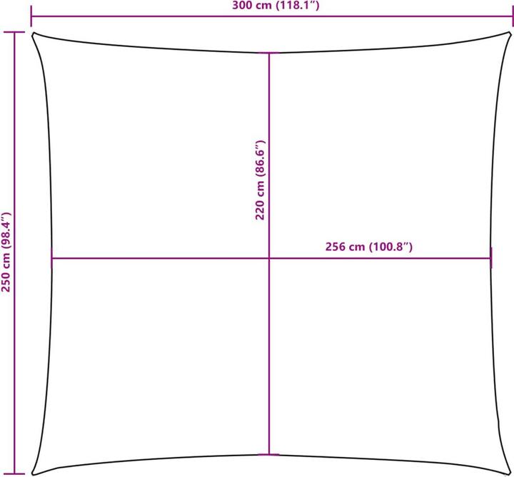 Image du produit VidaXL Voile d'ombrage (250 x 300 cm)