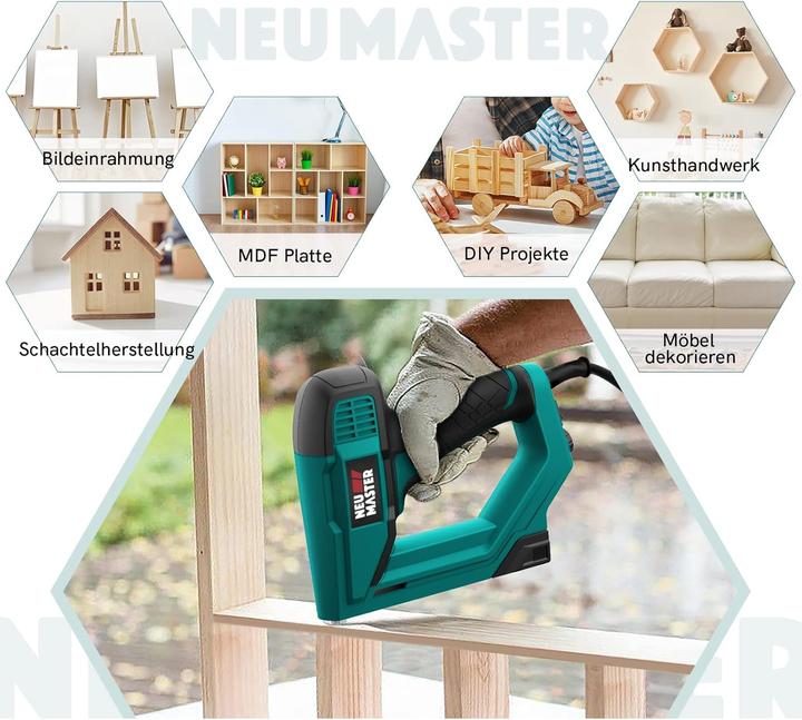 Actual product image Neu Master Electric Tacker NTC0060