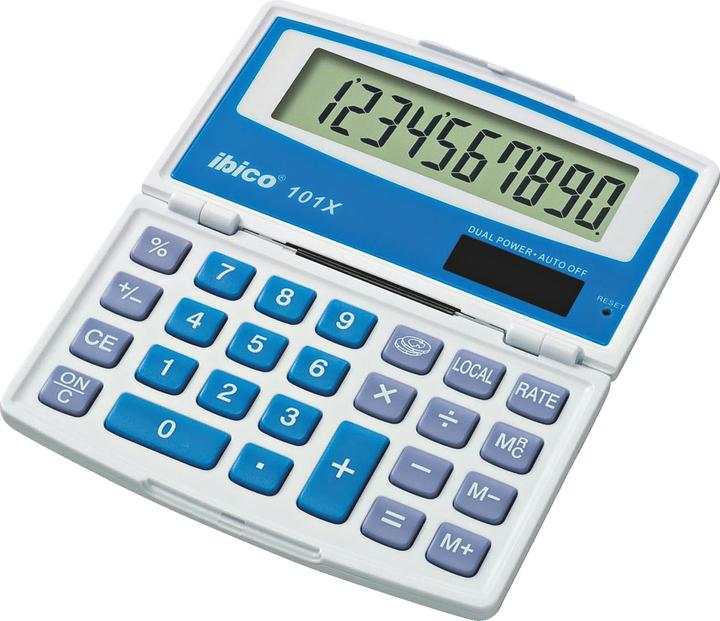 Produktbild Ibico 101X - Taschenrechner (Solarzellen, Batterien)