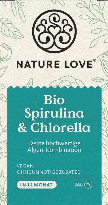 Actual product image Nature Love Organic Spirulina & Chlorella (180 g)
