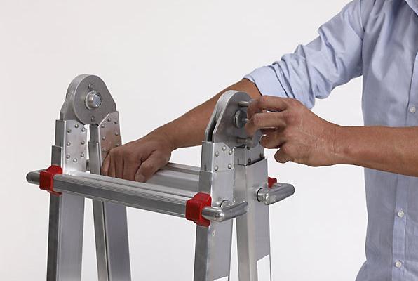 Produktbild kaiserkraft Teleskop-Klappleiter (Mehrzweckleiter, 530 cm)