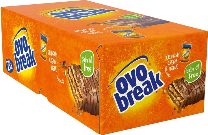 Ovomaltine Barre chocolatée Ovo Break Barre gaufrée 24 x 39 g (1140 g)