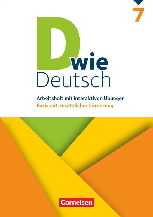 Produktbild D wie D 7 AH BzF+IAÜ (Deutsch, Beate Hallmann, Elisabeth Schäpers, Mona Miethke-Frahm, Michaela Krauß, Ricarda Lohrsträter, Corinna Nagel, Sandraua, Sven/Deters, Ulrich/Heidmann-Weiss, Grünes, 2020)