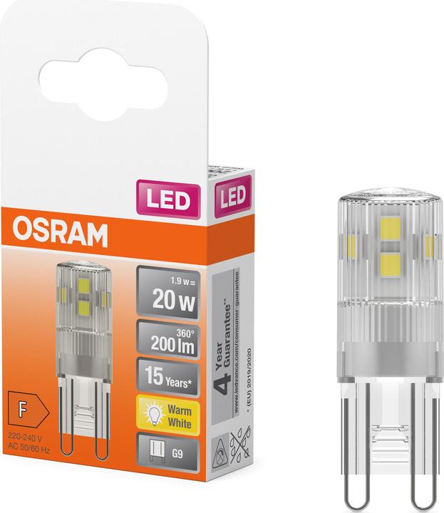 Actual product image Osram Pin (G9, 1.90 W, 200 lm, 1 x, F)