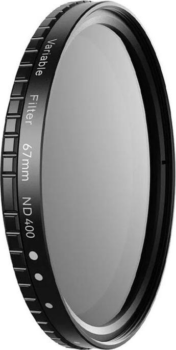 Actual product image Apexel Mobile Clamp filter HD Glass 67mm ND400 APL- 67VND400 (Neutral density filter, 67 mm)