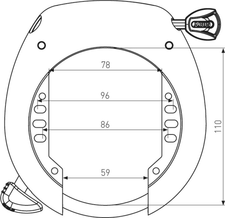 Image du produit Abus Shield XPlus 5755L NR