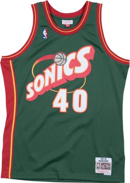 Produktbild Mitchell & Ness nba trikot eattle uperonic hawn kemp (S)