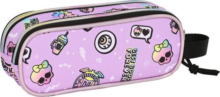 Produktbild Monster High Zweifaches Mehrzweck-Etui Best boos Lila 21 x 8 x 6 cm