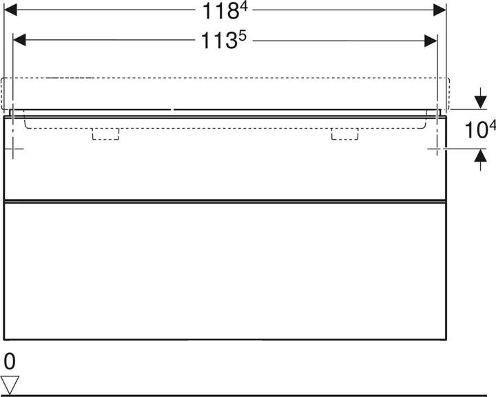 Immagine prodotto Geberit 500.356.JK.1 (118,5 x 47 x 62 cm)