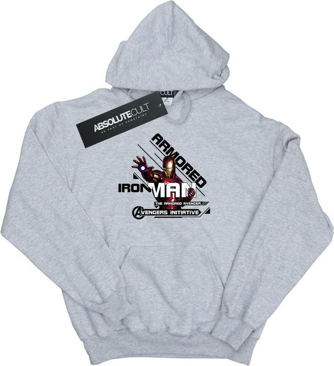 Produktbild Avengers Iron Man Armoured Avenger Kapuzenpullover Mädchen (140, 146)