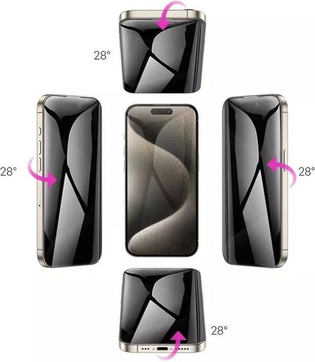 Image du produit Hoco Protective glass tempered glass 360-degree for IPHONE 15 Pro (1 pièce(s), Apple iPhone 15 Pro)