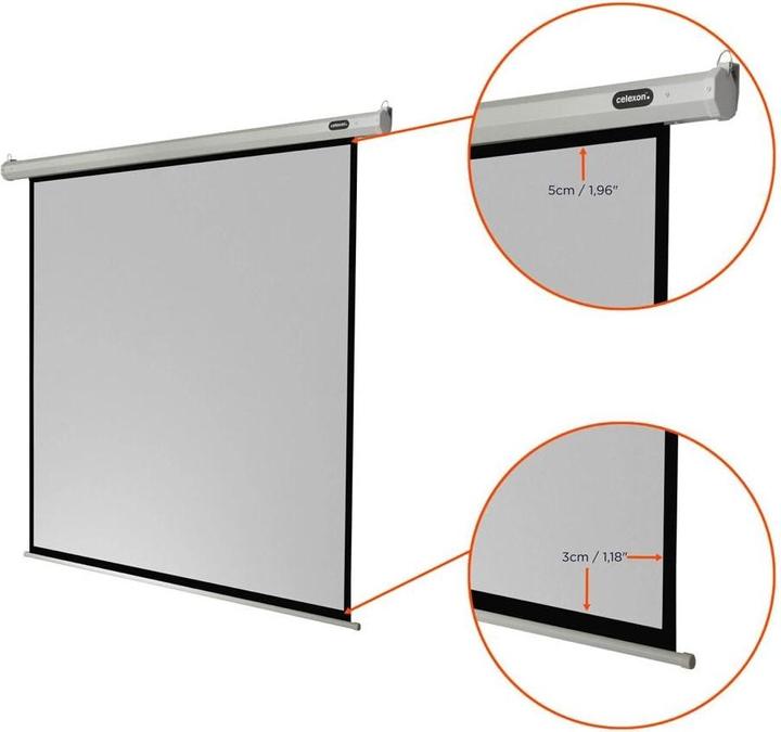 Image du produit Celexon Moteur Economy, écran, 1:1 (87.40", 1:1)