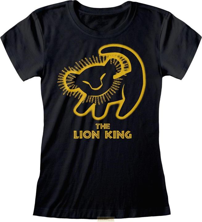 NoName LION KING - Fitted T-Shirt - Classic - Silhouette (S) (S)