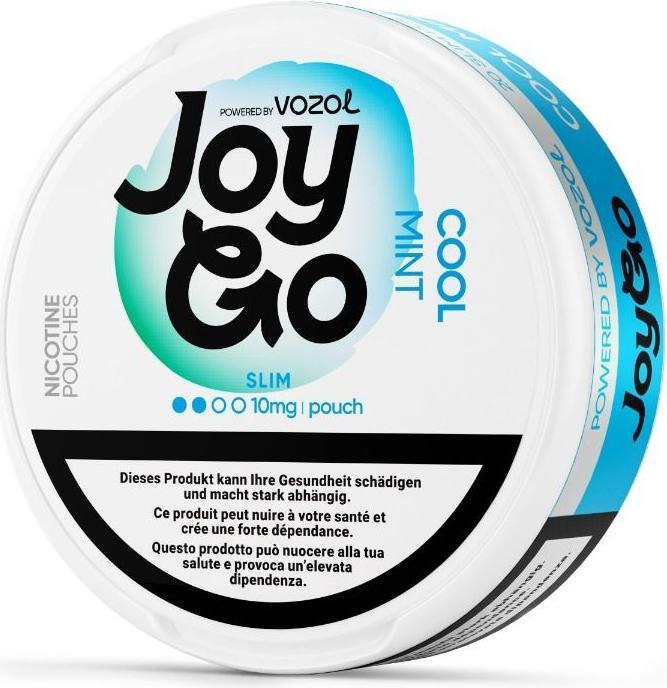 Produktbild Vozol JoyGo Snus - Cool Mint, 10mg (Nicotine Pouches, 10 mg)