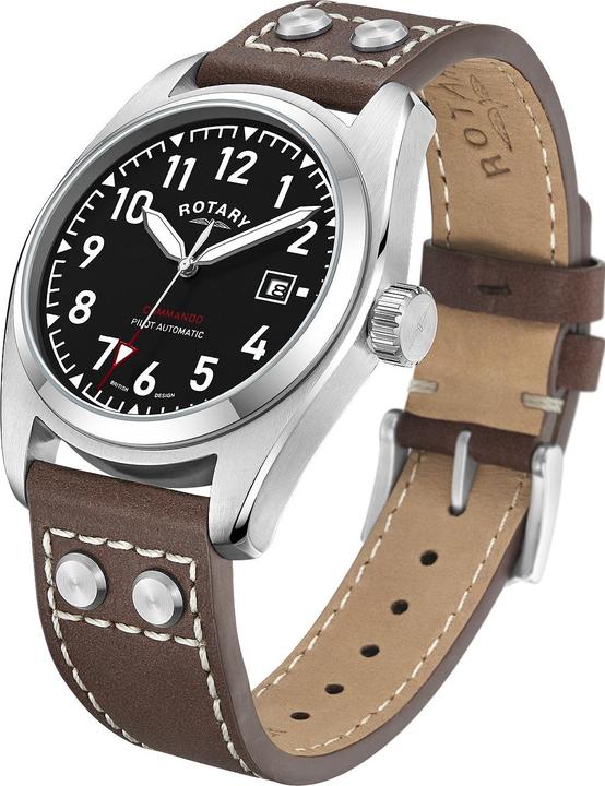 Produktbild Rotary GS05470/19 Commando Herrenuhr 42mm 10ATM (Analoguhr, 42 mm)