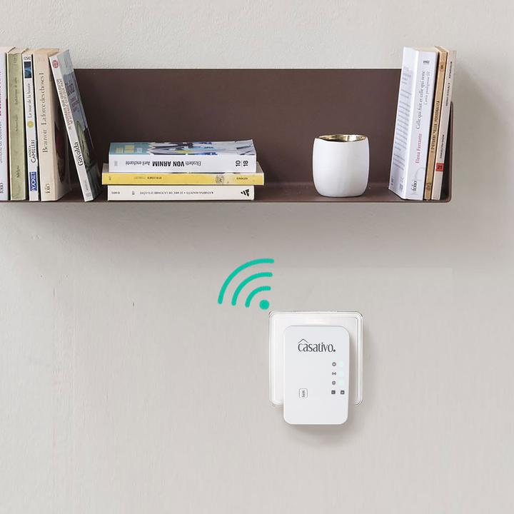 Image du produit Casativo 2er-Set Mini-WLAN-Repeater mit WPS-Funktion, 300 Mbit/s, LAN-Anschluss & 2,4 GHz (300 Mbit/s)